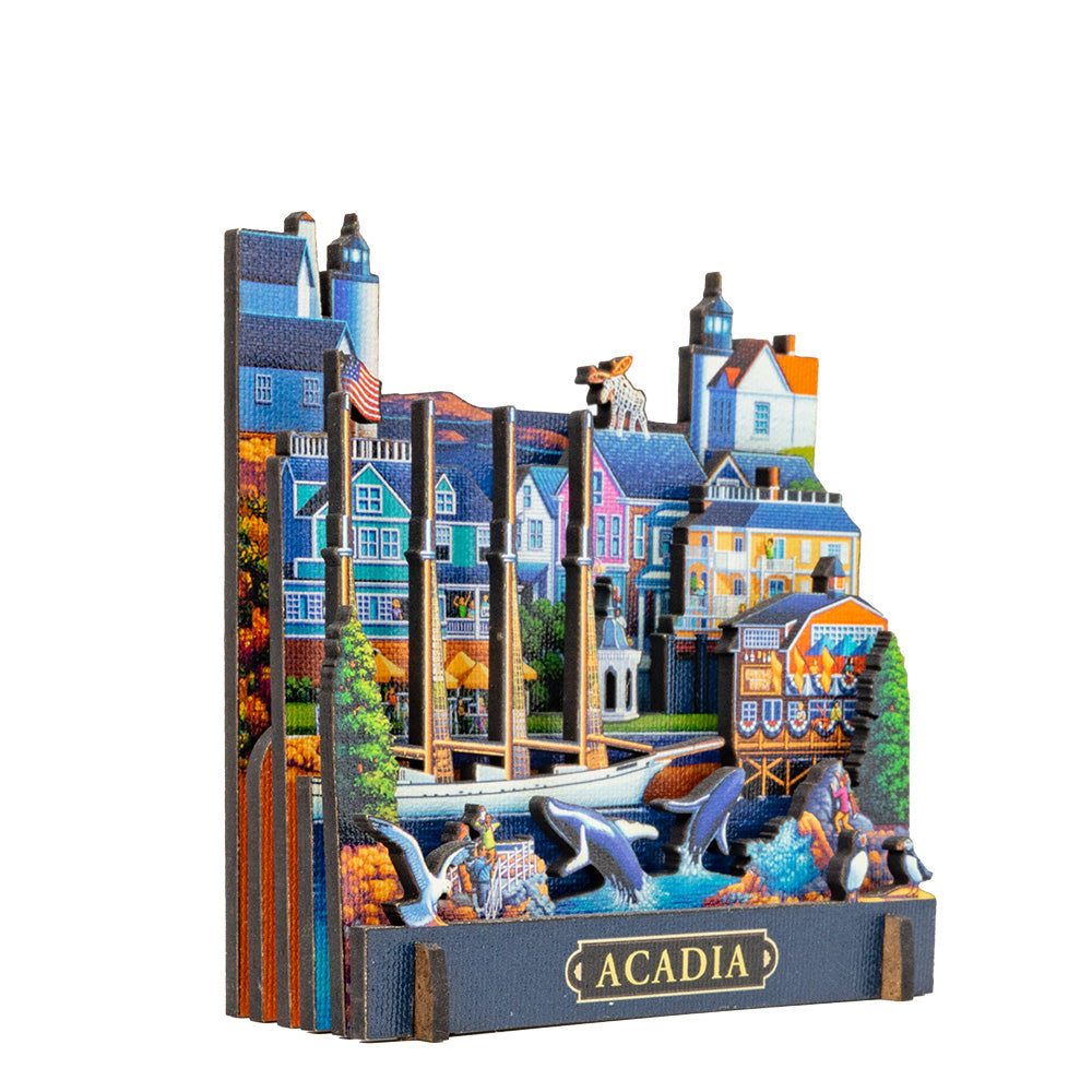 Acadia 3D Wooden Puzzle CityScape