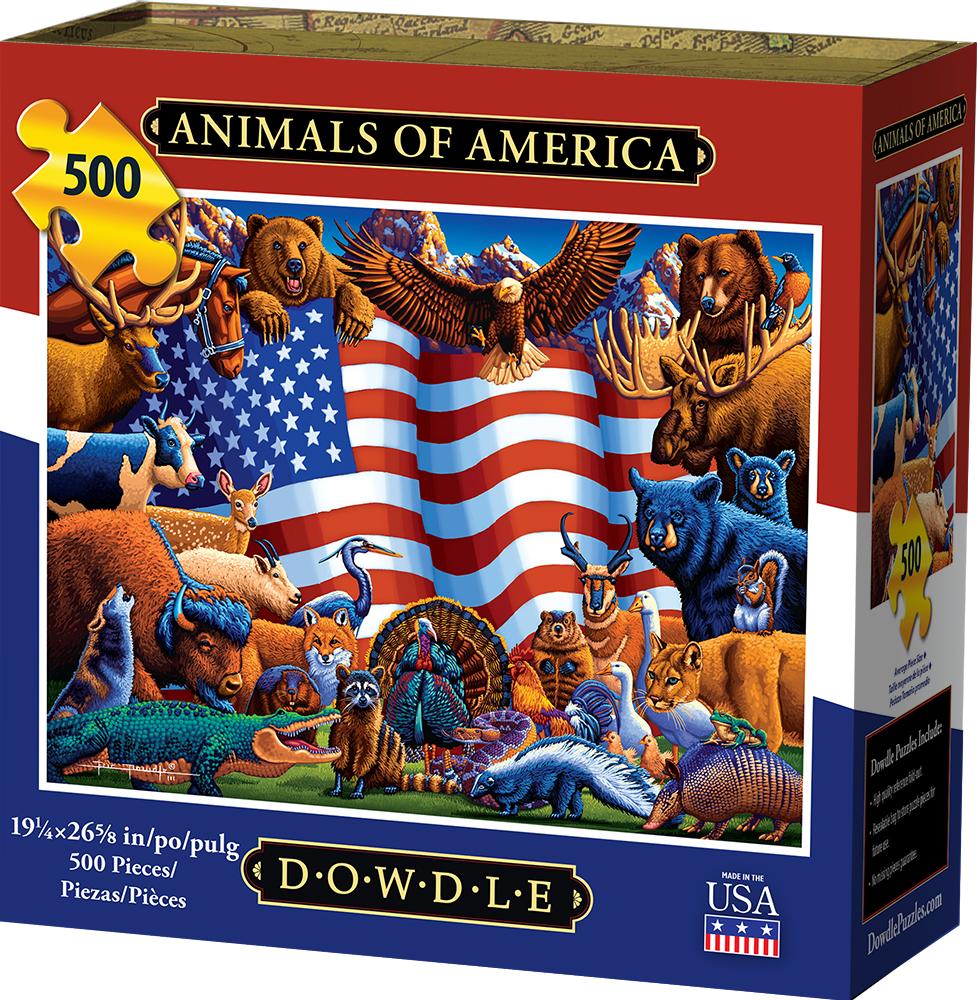 Animals of America - 500 Piece Dowdle Jigsaw Puzzle