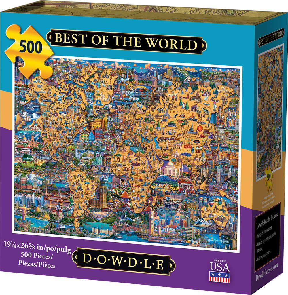 Best of the World - 500 Piece Dowdle Jigsaw Puzzle
