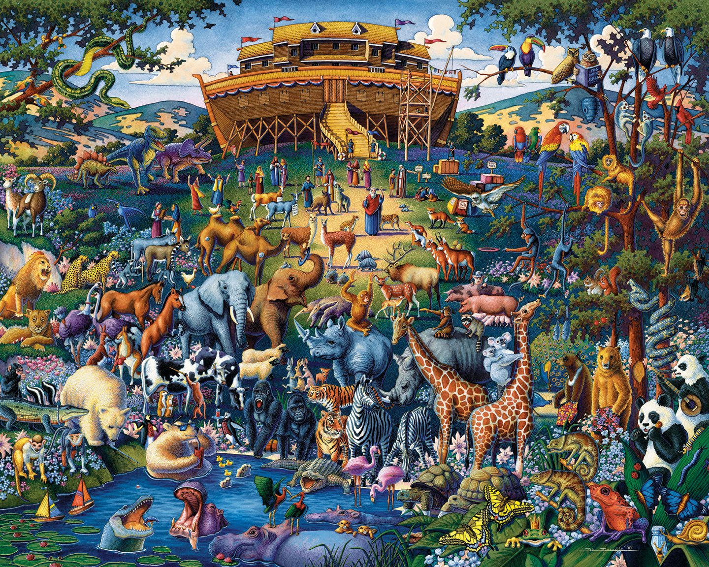 Noah\'s Ark - Fine Art | Dowdle Folk Art