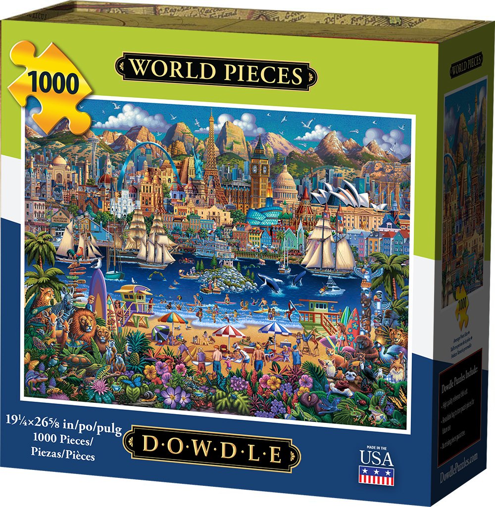 Dowdle Jigsaw Puzzle - World Pieces - 1000 Piece