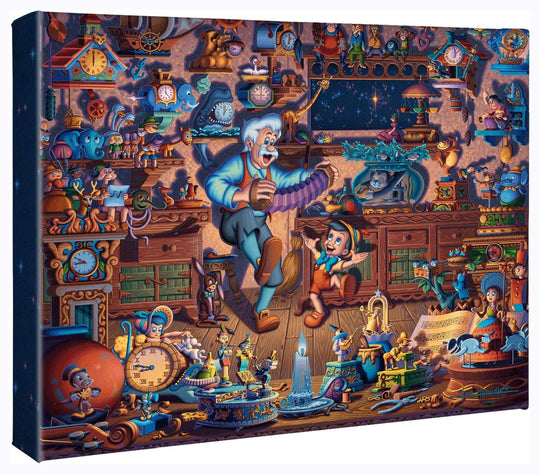 Pinocchio Dreams Come True – 11" x 14" Gallery Wrap Canvas
