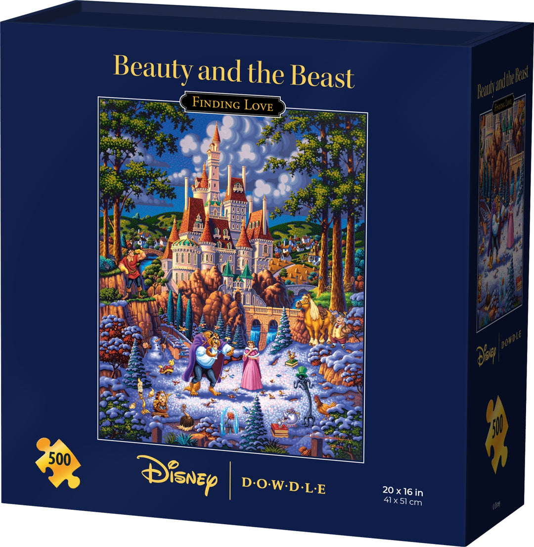 Beauty and the Beast Finding Love - 500 Piece
