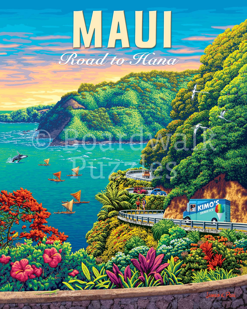 Maui Road to Hana - 500 Piece