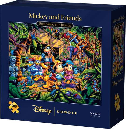 Mickey & Friends Exploring the Jungle - 500 Piece