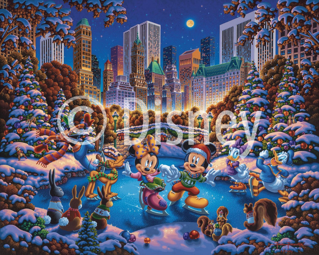 Mickey & Friends Skating in Central Park - 500 Piece