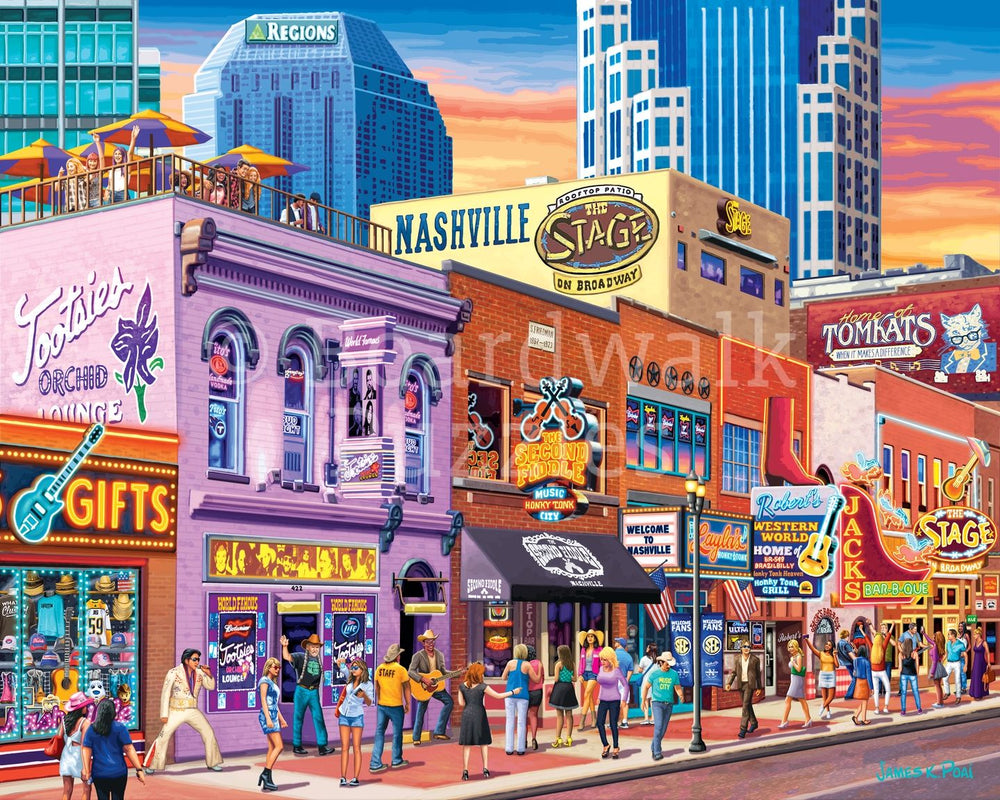Nashville Music City - 500 Piece