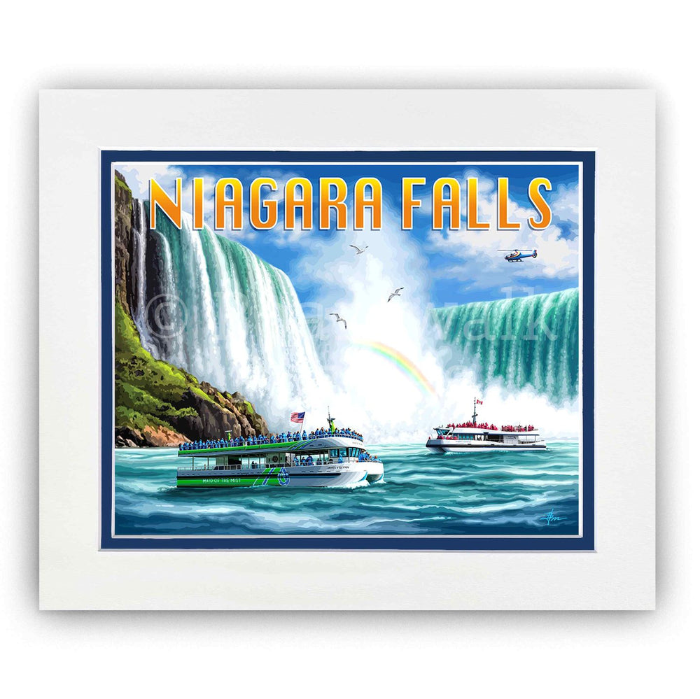 Niagara Falls - Boardwalk Fine Art