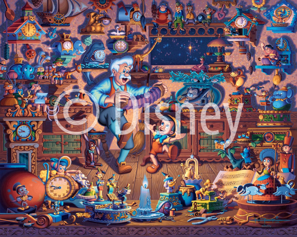 Pinocchio Dreams Come True – 11" x 14" Gallery Wrap Canvas