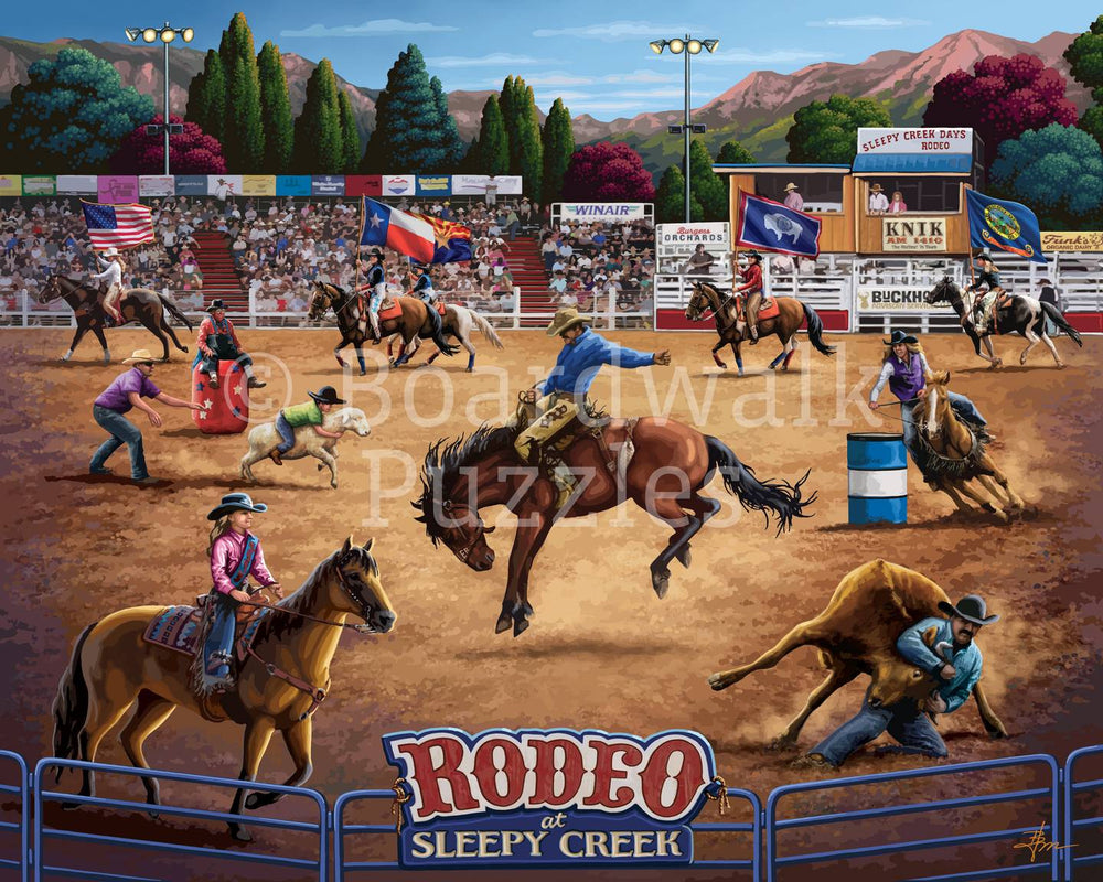 Rodeo at Sleepy Creek - Personal Puzzle - 210 Piece
