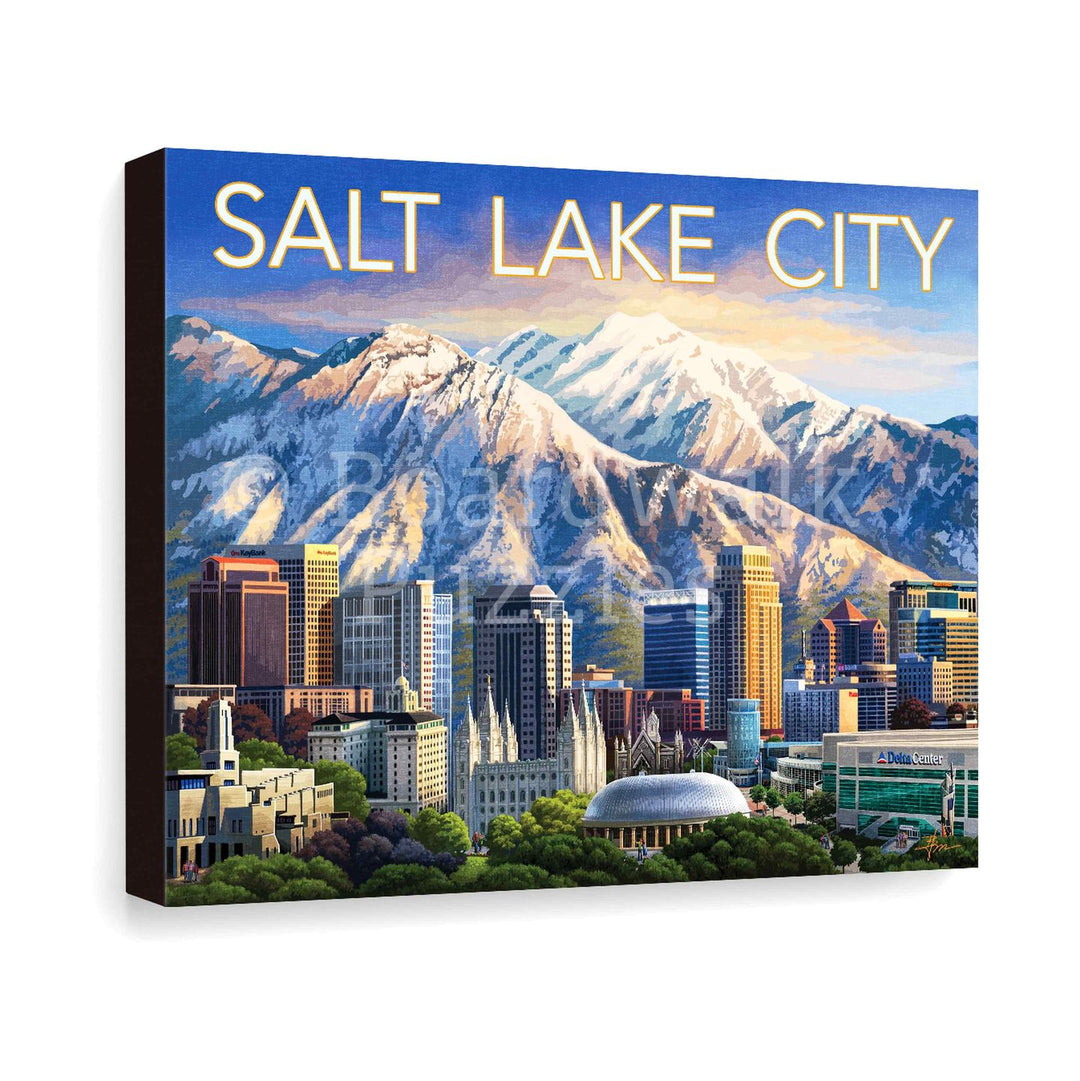 Salt Lake City - Boardwalk Fine Art