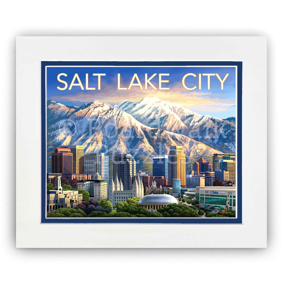 Salt Lake City - Boardwalk Fine Art