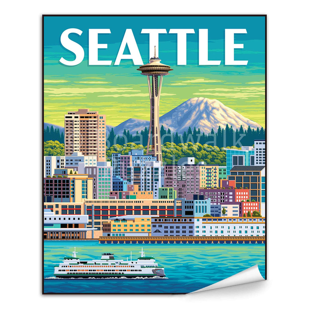 Seattle - Boardwalk Fine Art