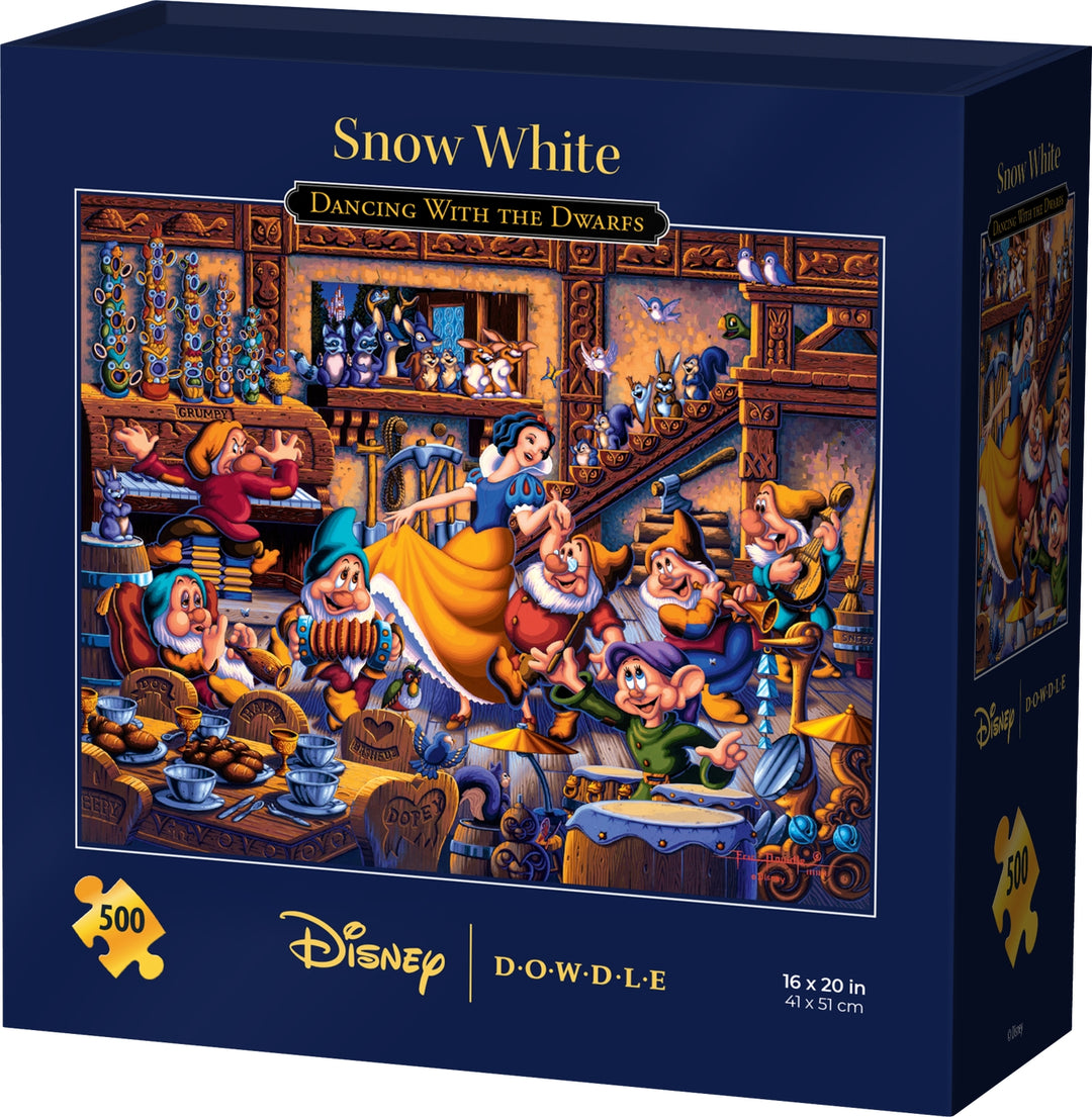 Snow White Dancing with the Dwarfs - 500 Piece