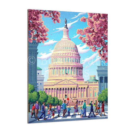 U.S. Capitol - Boardwalk Fine Art