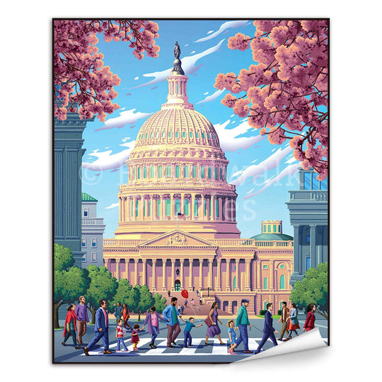 U.S. Capitol - Boardwalk Fine Art