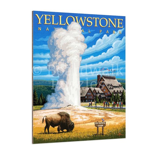 Yellowstone National Park - Boardwalk Fine Art