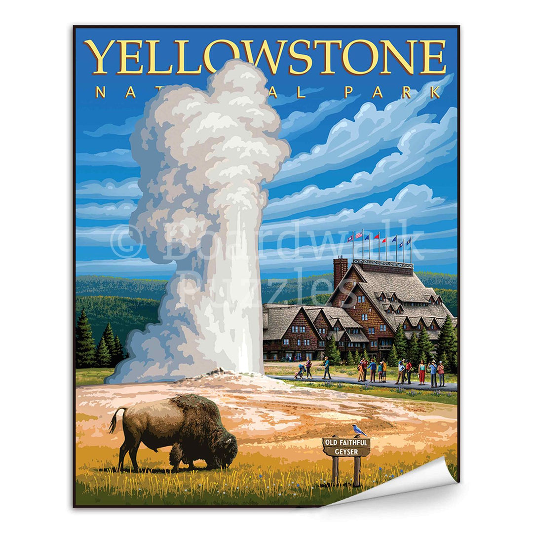 Yellowstone National Park - Boardwalk Fine Art