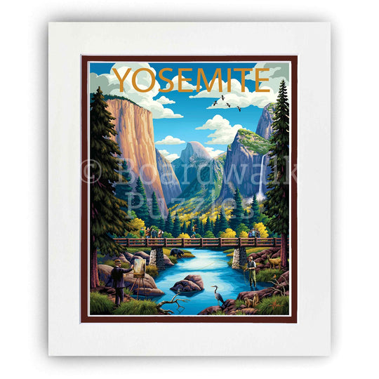 Yosemite - Boardwalk Fine Art