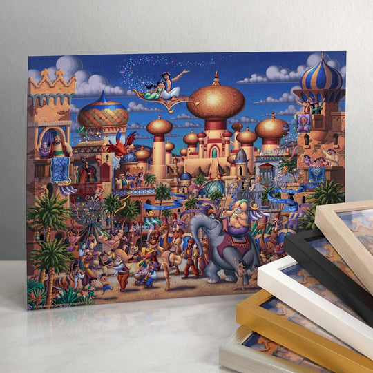 Aladdin Celebration in Agrabah – 11" x 14" Art Print