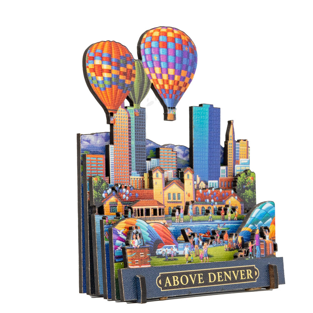 Above Denver 3D Wooden Puzzle CityScape