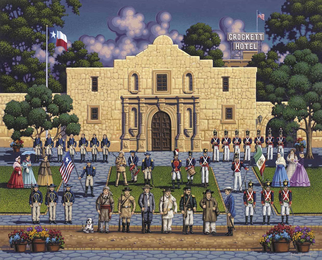 The Alamo Poster Print