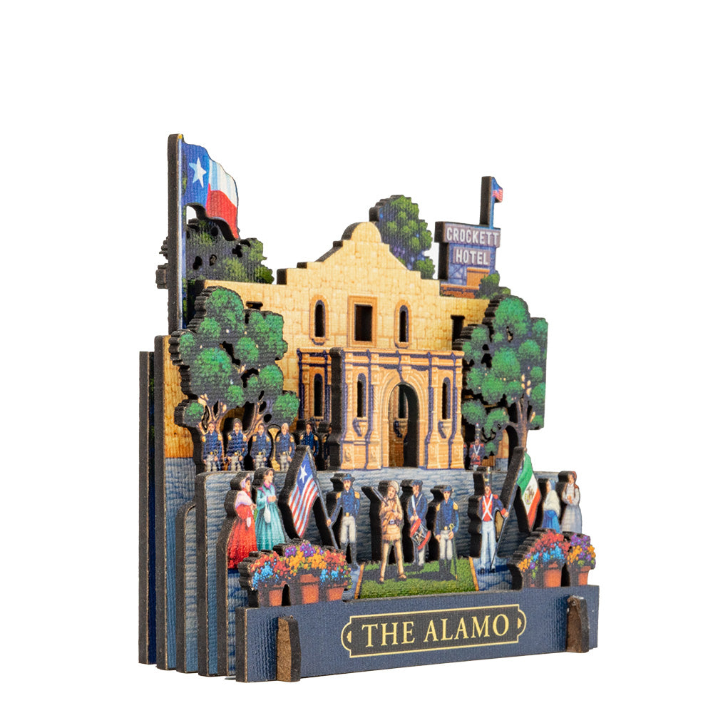 Alamo 3D Wooden Puzzle CityScape