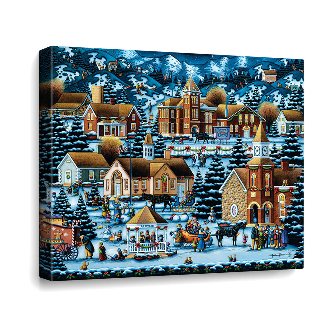 Alpine Christmas Canvas Gallery Wrap
