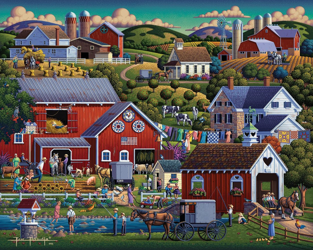 Amish Country - Wooden Puzzle