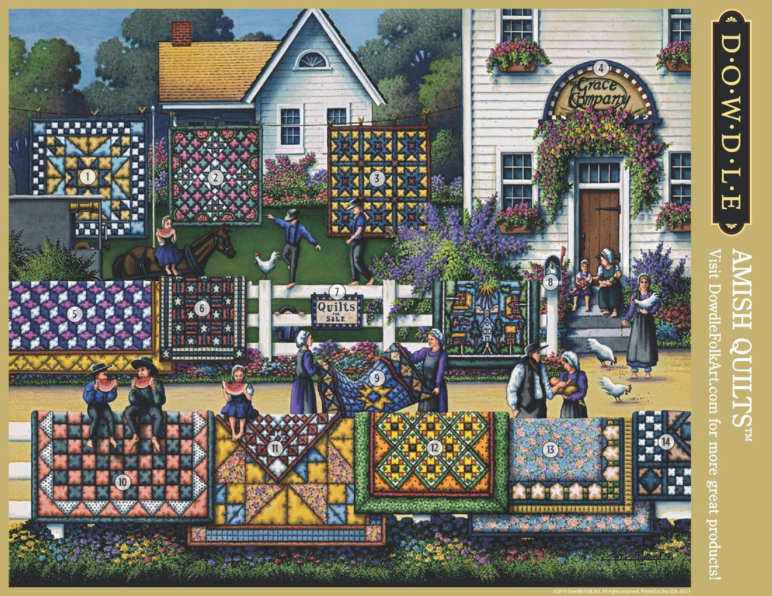 Amish Quilts - 500 Piece