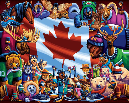 Animals of Canada - Wooden Puzzle