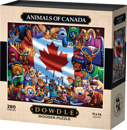 Animals of Canada - Wooden Puzzle
