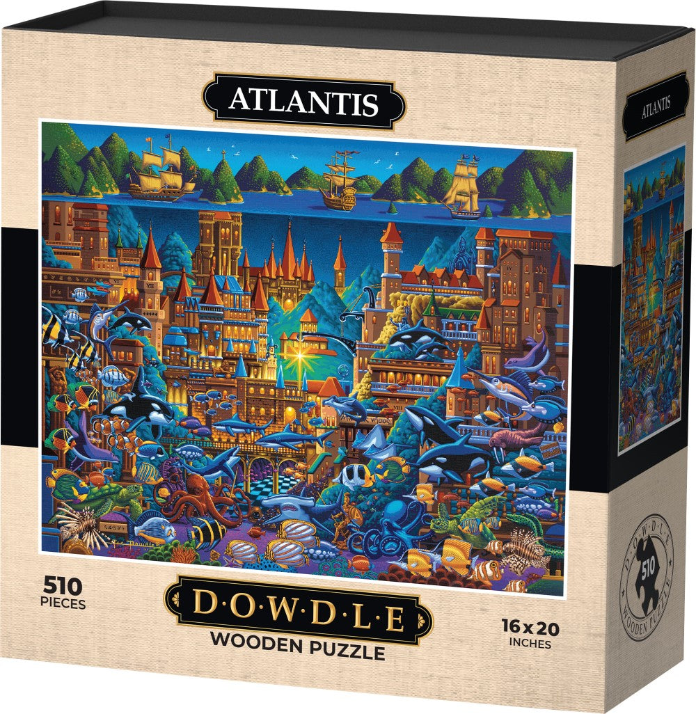Atlantis - Wooden Puzzle