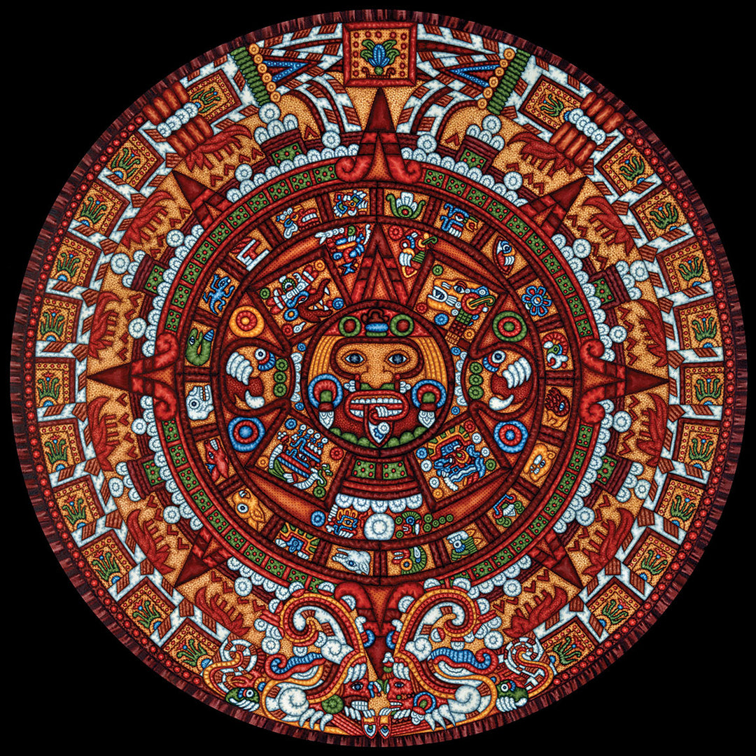 Aztec Calendar - Poster Print