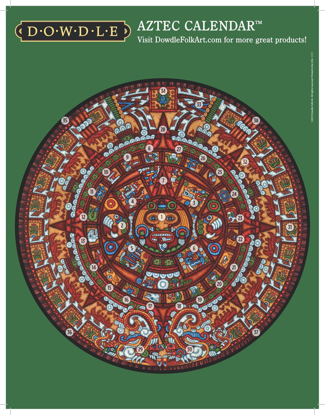 Aztec Calendar - 500 Piece