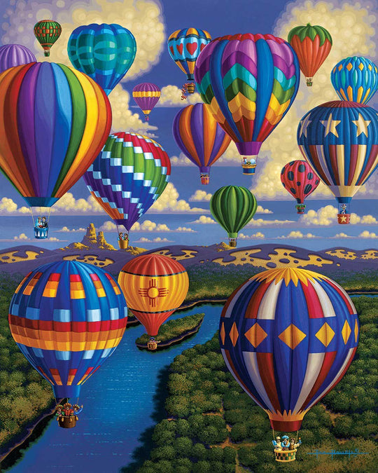 Balloon Festival Canvas Gallery Wrap