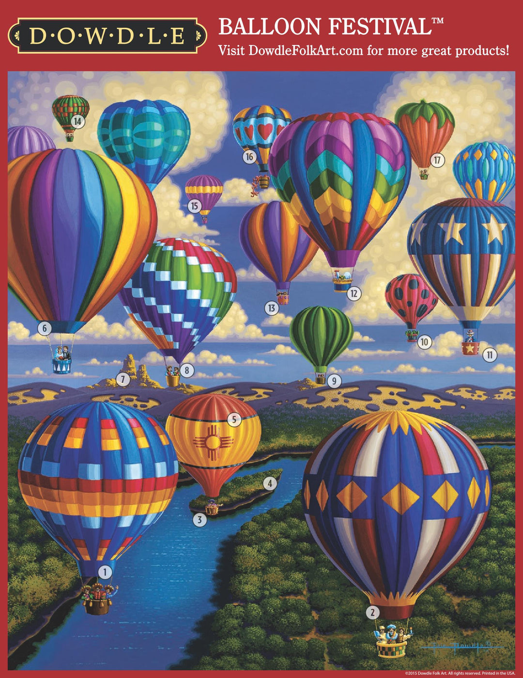 Balloon Festival - Mini Puzzle - 250 Piece