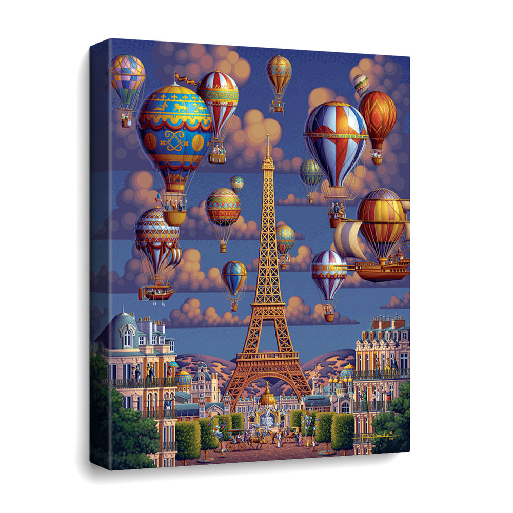 Balloons Over Paris Fine Art