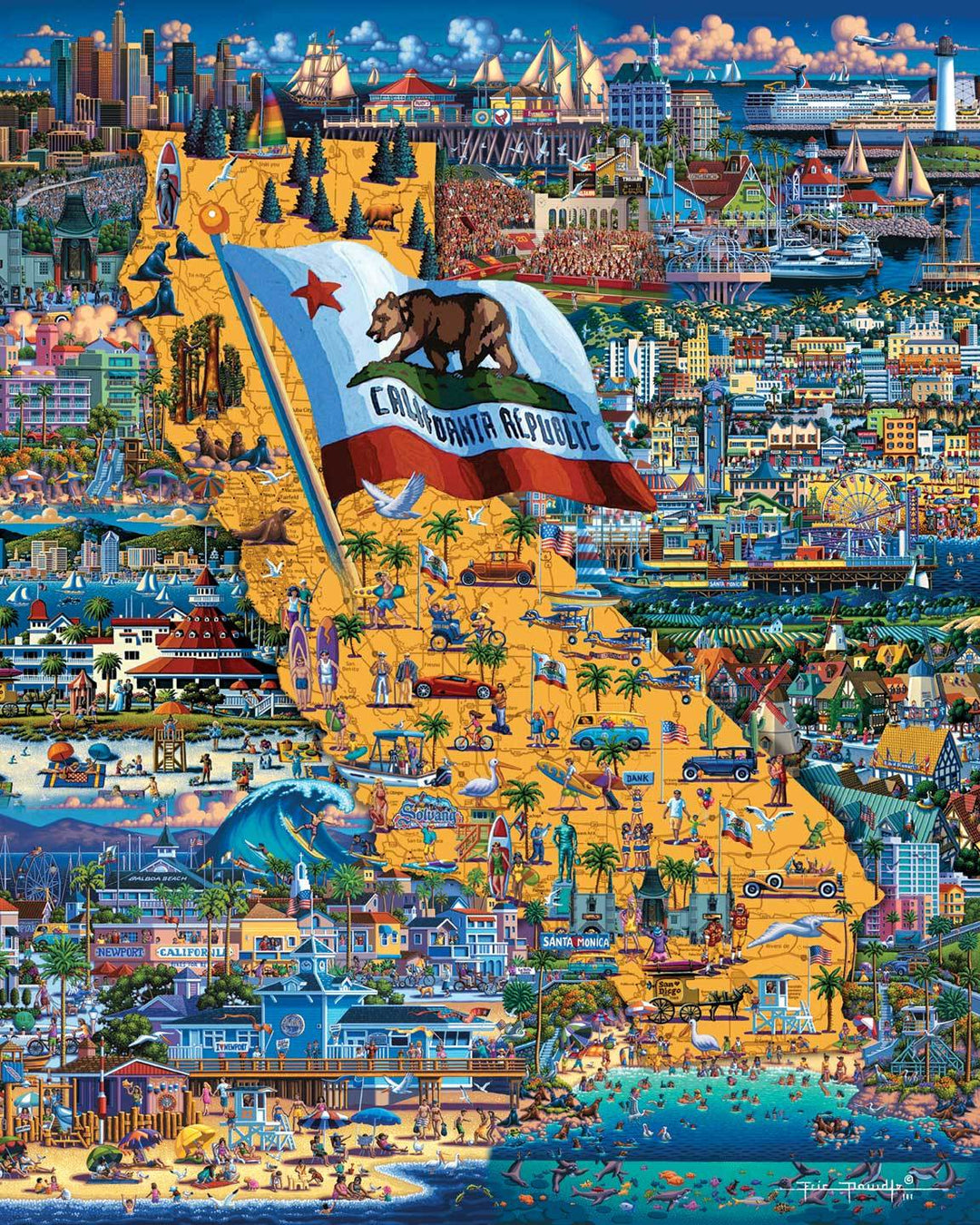 Best of Southern California Poster Print