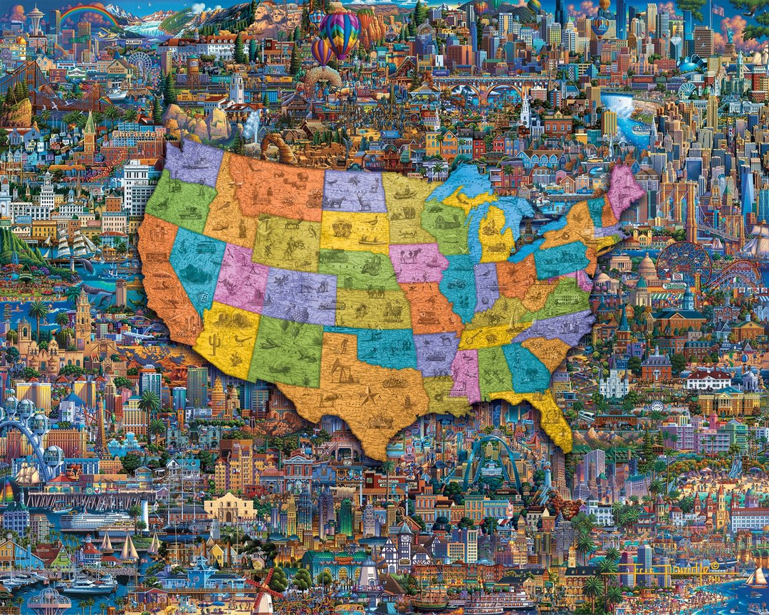 Best of America - Wooden Puzzle