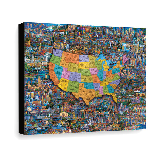 Best of America - Canvas Gallery Wrap