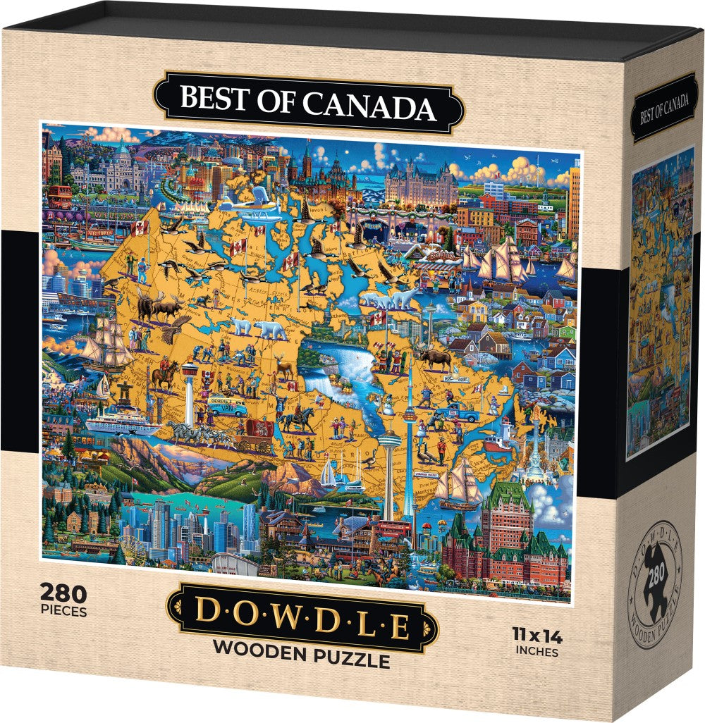 Best of Canada - Wooden Puzzle