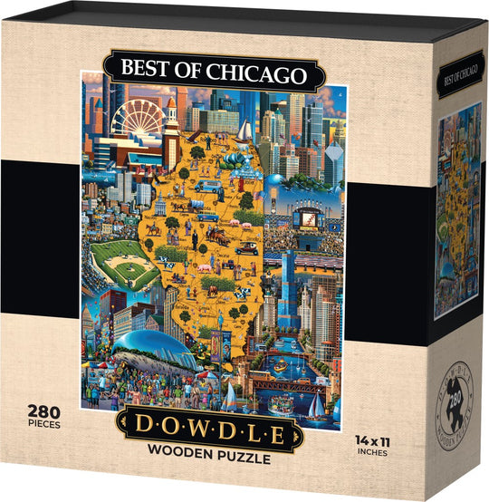 Best of Chicago - Wooden Puzzle
