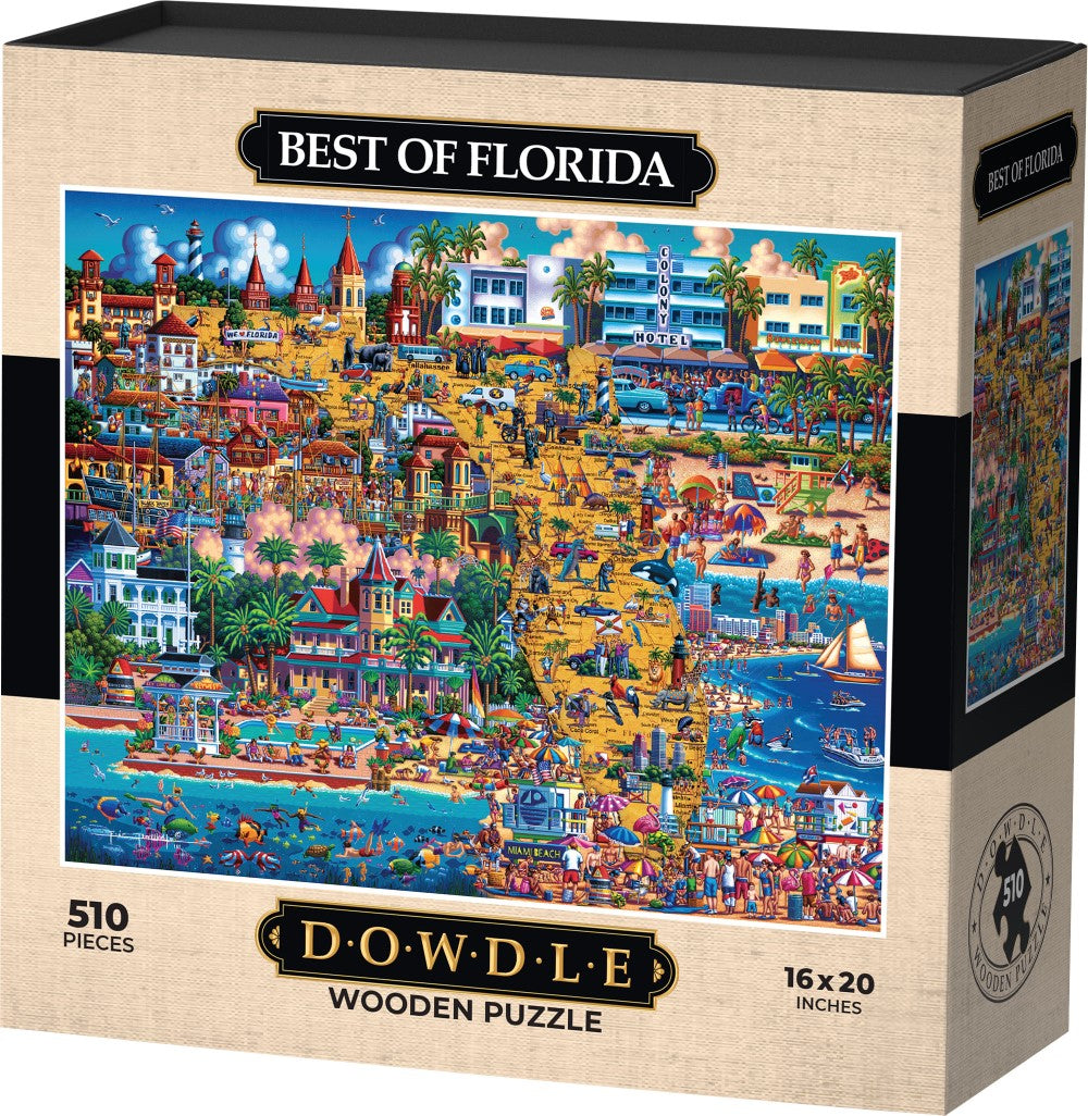 Best of Florida - Wooden Puzzle
