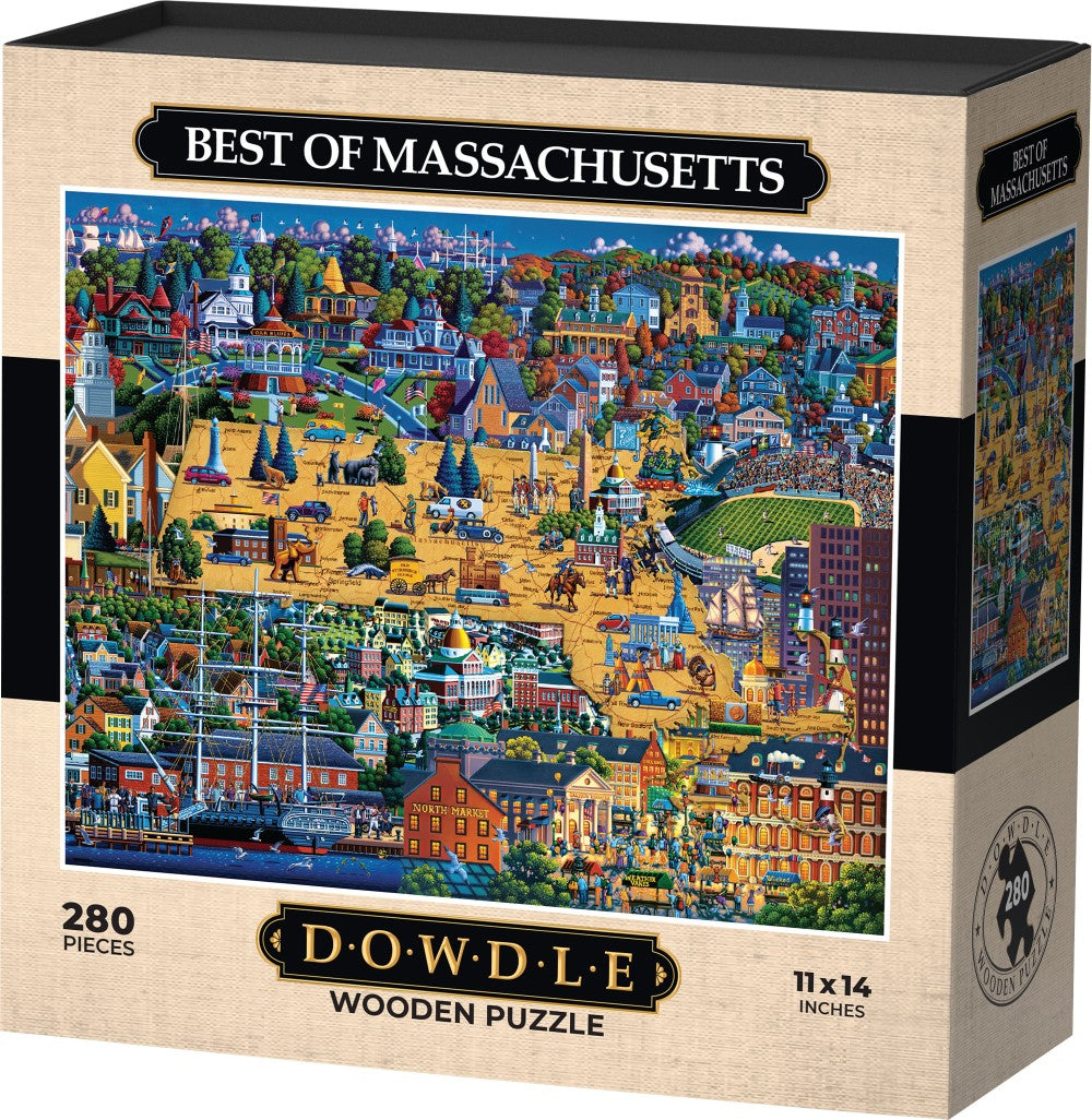 Best of Massachusetts - Wooden Puzzle