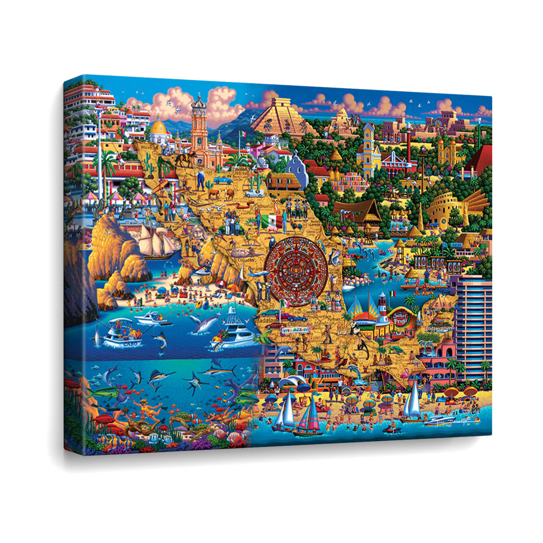 Best of Mexico Canvas Gallery Wrap
