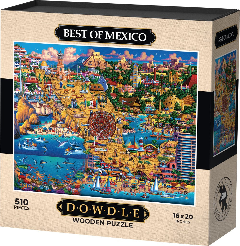 Best of Mexico - Wooden Puzzle