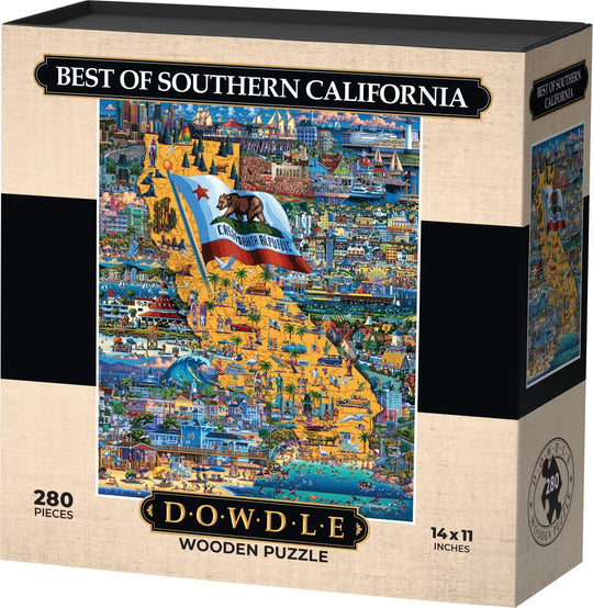 Best of Southern California - Wooden Puzzle