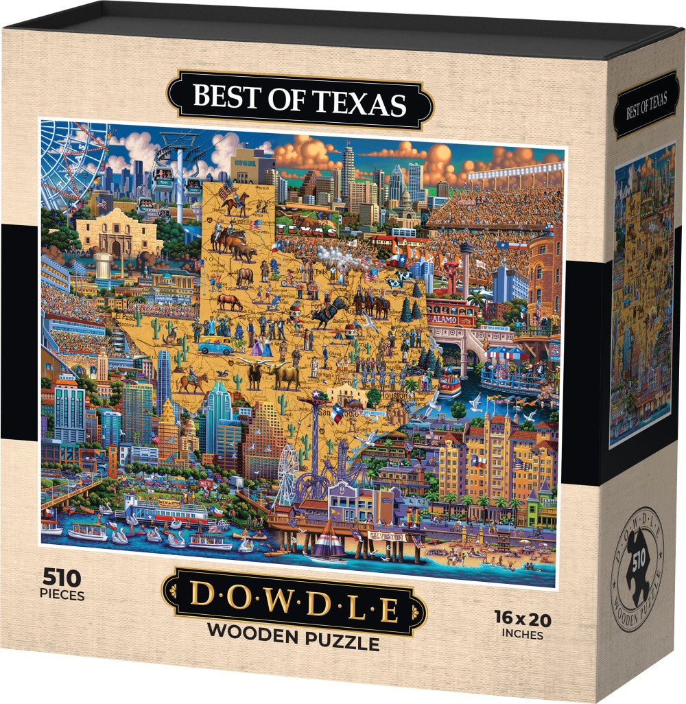 Best of Texas - Wooden Puzzle