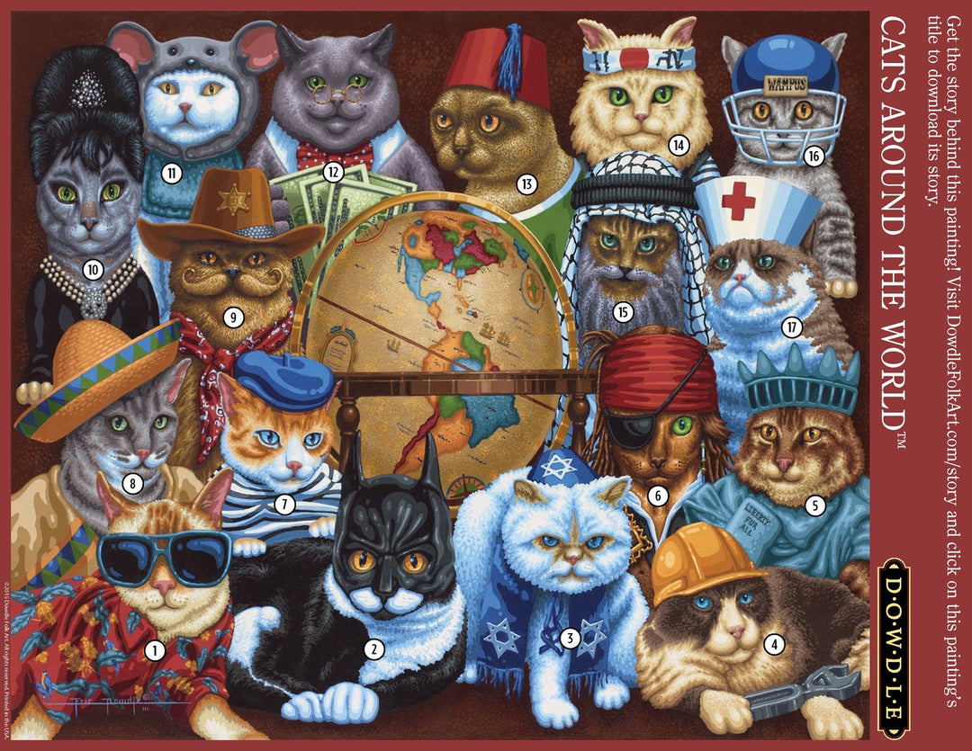 Cats Around the World - 100 Piece